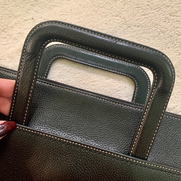 👑✅PRICE FIRM✅ COACH Black Leather Business Briefcase - Picture 6 of 17